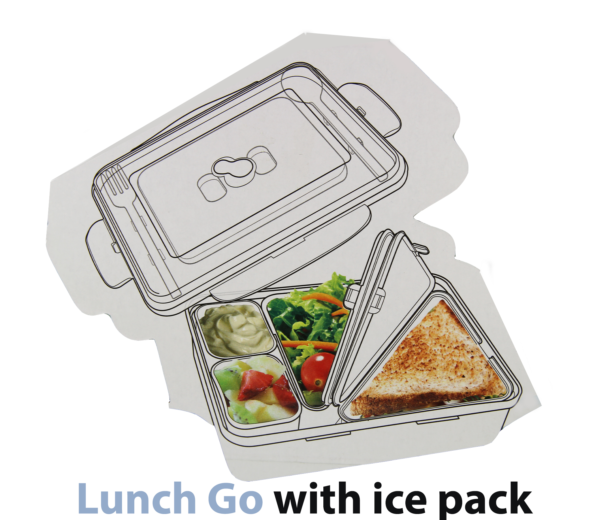 bento lunch box with ice pack