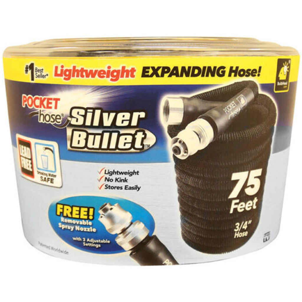 POCKET HOSE SILVER BULLET 75 Ft Best Of As Seen On TV