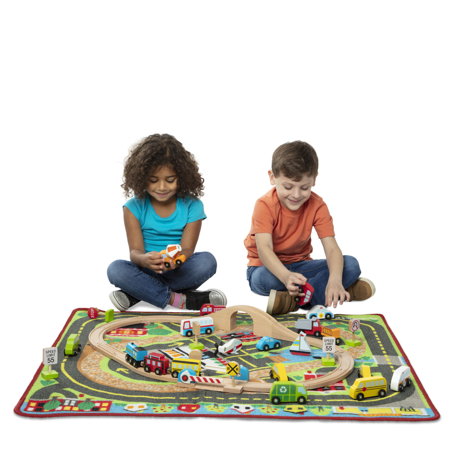 Deluxe Multi Vehicle Activity Rug Play Set Best Of As Seen On TV
