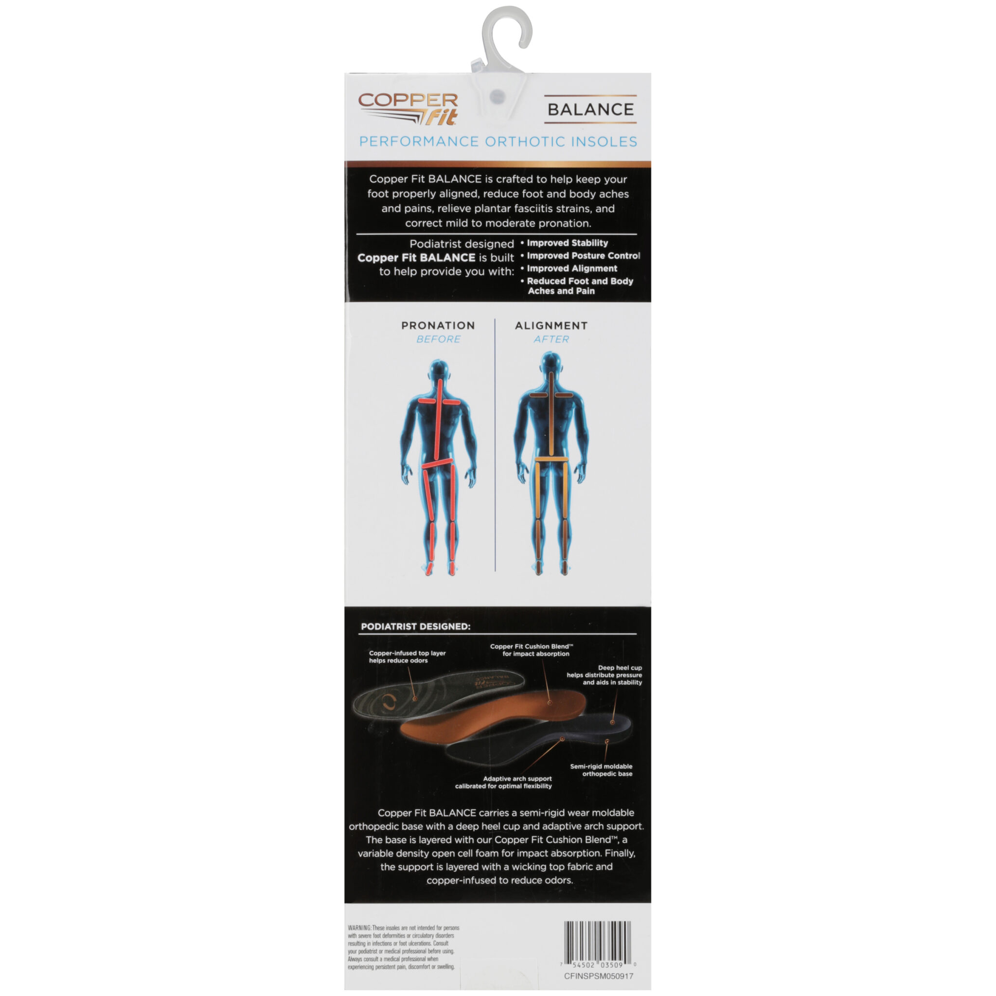 COPPER FIT BALANCE INSOLES Best Of As Seen On TV